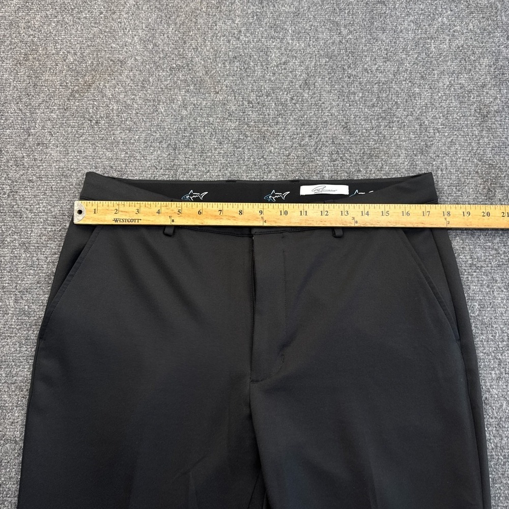 Greg Norman Pleated Chino Pants Mens Size 34x32 Black‎ Casual Golf Slacks - Picture 8 of 10
